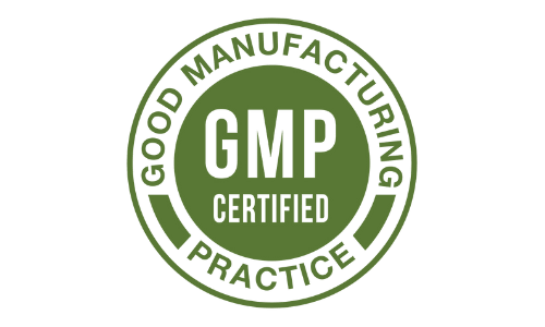 GMP Certified badge for iGenics supplement production
